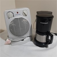 Airworks Heater and Cuisinart Coffee Maker