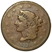 1839 Coronet Head Large Cent NICELY CIRCULATED