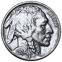 1924 Buffalo Head Nickel LIGHTLY CIRCULATED