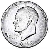 1971-S Eisenhower Silver Dollar UNCIRCULATED