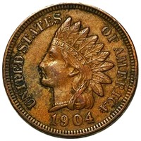 1904 Indian Head Penny CLOSELY UNC
