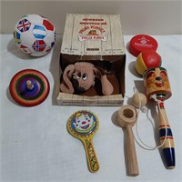 Lot of 8 Vintage Classic Children's Toys