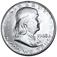 1948 Franklin Half Dollar UNCIRCULATED