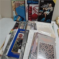 Dozens of Knitting and Sewing Books/Patterns