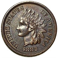 1882 Indian Head Penny GEM BU