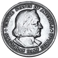 1892 Columbian Half Dollar NICELY CIRCULATED