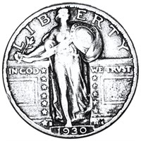 1930-S Standing Liberty Quarter NICELY CIRCULATED