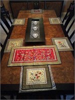 Placemats & Centerpiece on Dining Table