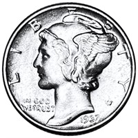 1937 Mercury Silver Dime UNCIRCULATED
