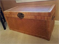 Wicker Style Trunk and Content