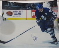 Signed Poster 16x24" By DOUG GILMOUR - LEAFS