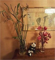 Pandas and Artificial Plants