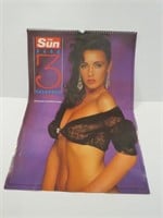1990 The SUN Page 3 British Calendar 16" x 22"