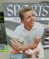 1955 Sports Illustrated Magazine Tennis Cover OLD