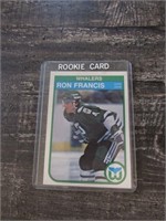 1982-83 OPC Ron Francis Rookie Card 123 NHL Hockey