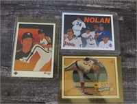1990 Nolan Ryan Upper Deck Baseball 3 card Lot