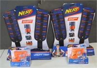 4x Nerf Utility Vests + Jolt Toy squirt  Sealed