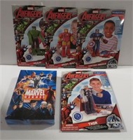 Marvel Heroes Sealed DVD Box Set 8 Movies + 3 Toys