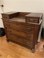 Antique dresser w/ mirror and marble top