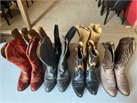 Collection of Men and Ladies Cowboy Boots