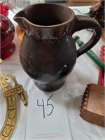 Stoneware pitcher