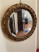 Round Beveled mirror