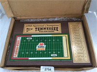 Phil Fulmer Signed 1998 Championship Plaque