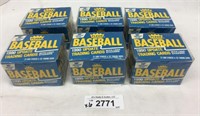 6 pcs. Sealed 1990 Fleer Baseball Card Boxes