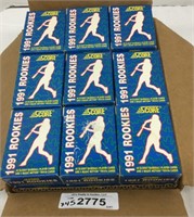 45 pcs. 1991 Score Rookies Baseball Trading Cards