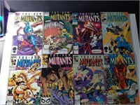 Lot of 7 New Mutants Comics