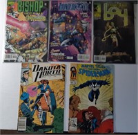 Lot of 5 Marvel Comics with #1 Dakota North