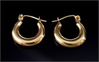 10ct Rose gold earrings