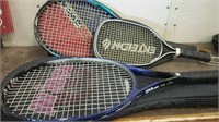 (3) Tennis Rackets
