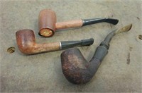 (3) Vintage Pipes