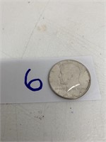 1964 D Kenedy Silver Half  Dollar .442 oz