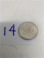 1964D Kennedy Silver Half Dollar .439 oz.