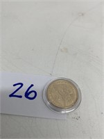Uncirculated John Adams Dollar Coin