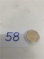 Uncirculated Presidental Dollar Coin James Monroe