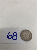1963D Washington silver quarter