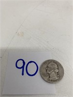 1947P Washington Silver Quarter