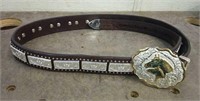 Western Belt Size 42 with Horse head Buckle