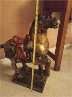 Carved Wooden Horse- Repaired