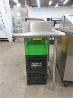 S/S DISHWASHER TABLING APPROX. 30" X 22"