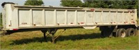1993 Trailstar 39’ frameless aluminum dump traile;