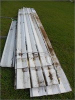 approx. 57 sheets of  Metal Roofing NEW various