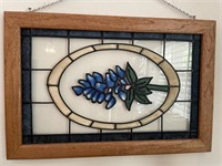 Bluebonnet Painted Window