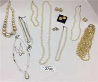 Costume Jewelry - Faux Pearls +