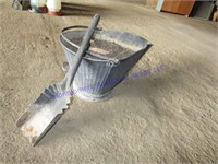 COAL BUCKET AND SHOVEL