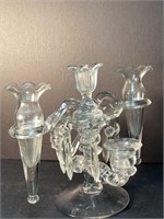 Crystal Candlelabra & Flower vase - PRETTY