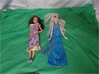 2 Barbie Size Dolls